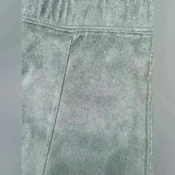 MaxMara Leisure Ebe faux suede slim pant trouser new blue size small - Picture 7 of 7